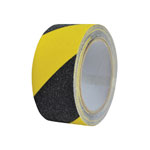 Faithfull 0808505BYTB6 Anti-Slip Tape 50mm x 5m Black & Yellow Hazard