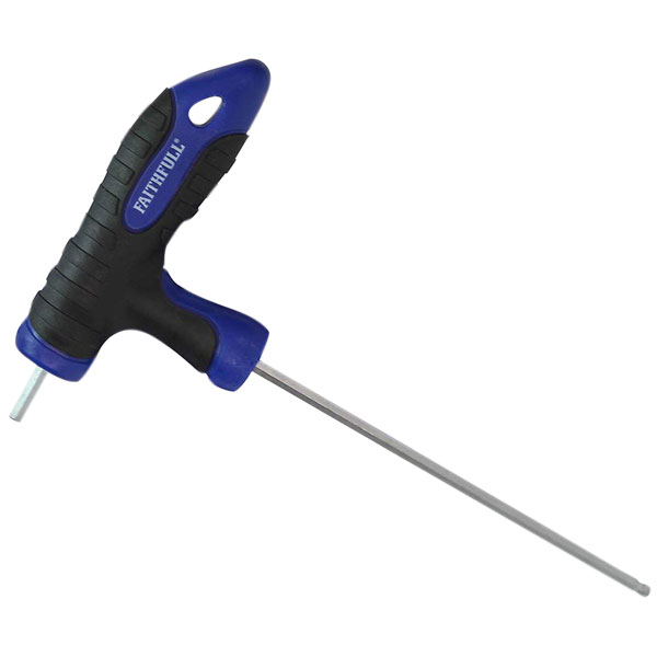 Faithfull FAIHK80MTN Ball Ended T-Handle Hexagon Key 8mm