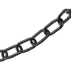 Faithfull 19344J Black Japanned Chain 5mm x 10m Box - Max. Load 160kg