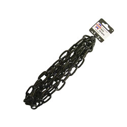 Faithfull FAICHCUT60B Black Japanned Chain 6.0mm x 2.5m - Max. Load 250kg