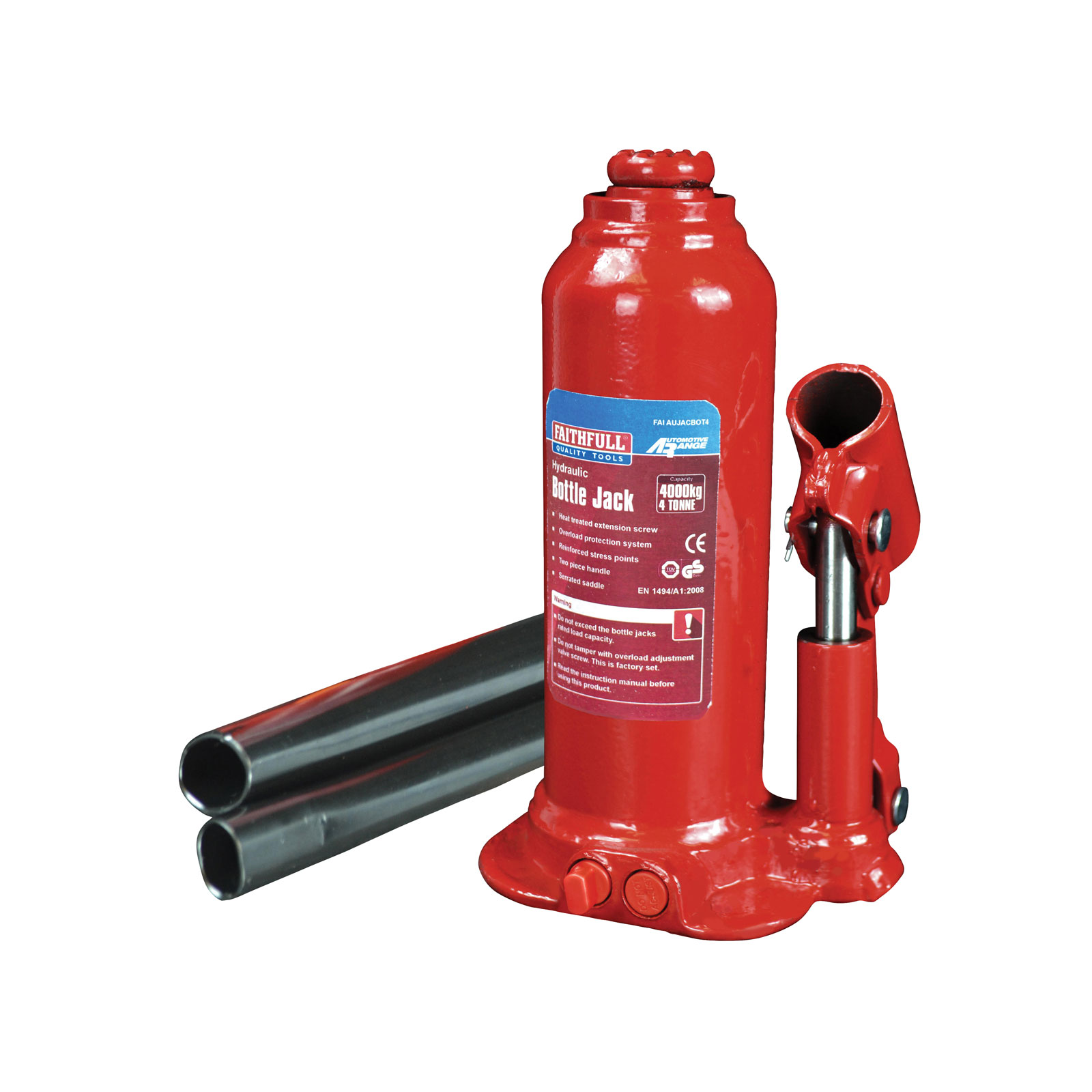 Faithfull T90404 Bottle Jack 4 Tonnes Rapid Online