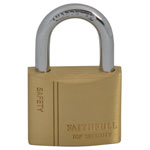 Faithfull BC0440 Brass Padlock 40mm 3 Keys