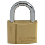 Faithfull BC0450 Brass Padlock 50mm 3 Keys