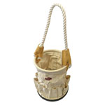 Faithfull FAITBBUCKET Canvas Tool Bucket with Rope Handle