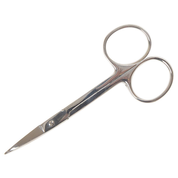 Faithfull 850 Cuticle Scissors Curved 90mm (3.1/2in) | Rapid Online