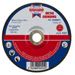 Faithfull FAI1806MDG Depressed Centre Metal Grinding Disc 180 x 6.5 x 22.23mm