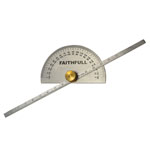 Faithfull PDG/6 Depth Gauge with Protractor 150mm (6in)