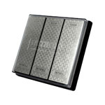 Faithfull FAIDWTRIPLE Diamond Whetstone Kit, 3 Piece