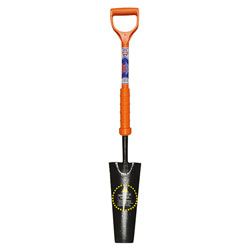 Faithfull FAIINSDRAIN Drainage Shovel Fibreglass Insulated Shaft YD