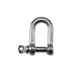 Faithfull FAICHDS60SS D-Shackle Stainless Steel 6mm (Pack 2)