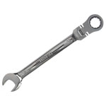 Faithfull SJW6115 Ratchet Combination Spanner Flex Head CV 15mm