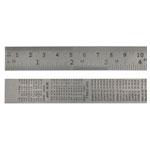 Faithfull FAIRULE1000S Steel Rule 1m / 39in x 30mm