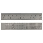 Faithfull FAIRULE600SS Steel Rule 600mm / 24in x 25mm