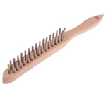 Faithfull FAI680S2 680/S2 Heavy-Duty Stainless Steel Scratch Brush - 2 Row