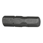 Faithfull 14006 Hex S2 Grade Steel Screwdriver Bits 4 x 25mm (Pack 3)