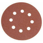 Faithfull FAIAD125240H Hook & Loop Sanding Disc DID3 Holed 125mm x 240G (Pk 25)