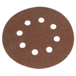 Faithfull FAIADHL125C Hook & Loop Sanding Disc DID3 Holed 125mm Coarse (Pack 5)