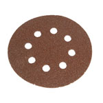 Faithfull FAIADHL125VF Hook & Loop Sanding Disc DID3 Holed 125mm Very Fine Pk5