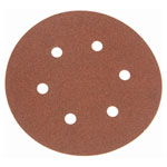Faithfull FAIAD15080H Hook & Loop Sanding Disc DID2 Holed 150mm x 80G (Pack 25)