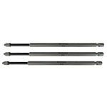Faithfull FAISBPZ2150I Pozidriv Impact Screwdriver Bits PZ2 x 150mm (Pack 3)