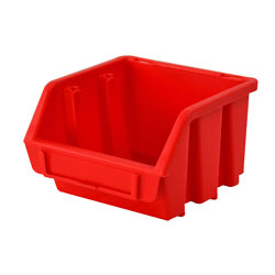 Faithfull FAITBBIN1 Interlocking Storage Bin Size 1 Red 116 x 112 x 75mm