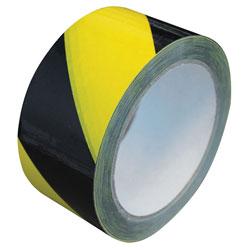 Faithfull 06525033HAZ-BY Laminated Hazard Tape Blk/Yel 50mm x 33m