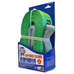 Faithfull XLP-02 3 METRE Lifting Sling Green 2 Tonne 60mm x 3m