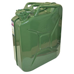 Faithfull FAIAUJERRY20 Green Jerry Can - Metal 20 litre