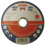 Faithfull FAI12510MUL Multipurpose Cutting Disc 125 x 1.0 x 22.23mm (Pack of 10)
