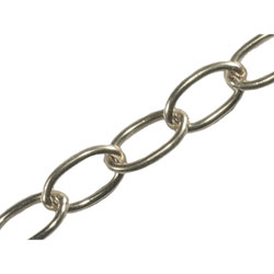 Faithfull FAICHOC23 Oval Chain 2.3mm x 10m Chrome