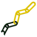 Faithfull FAICHPYB812C Plastic Chain 8mm x 12.5m Yellow / Black