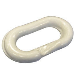 Faithfull 35408WG Plastic Joining Links 8mm White (Pack 4)