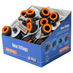 Faithfull YM5812E Plastic Tap Hose Connector 1/2 & 3/4in (Box 30)