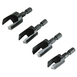 Faithfull FAIPLUGS4 Plug Cutter Set of 4 No.6-12