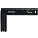 Faithfull 718L25 Prestige Try Square Black Aluminium 250mm (10in)