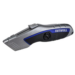 Faithfull FAITKSPRO Professional Safety Utility Knife