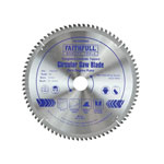 Faithfull FAIZ25080Z TCT Circular Saw Blade Zero Degree 250 x 30mm x 80T