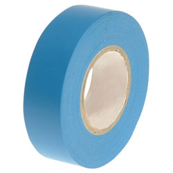 Faithfull 00351920BLTB PVC Electrical Tape Blue 19mm x 20m