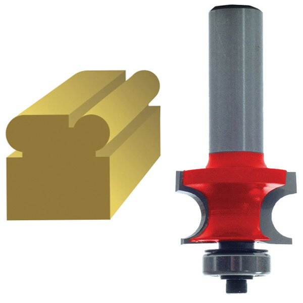 Faithfull FAIRB91 Router Bit TCT 3.2mm Corner Bead 1/4in Shank