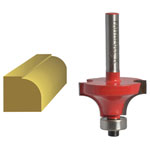 Faithfull FAIRB41 Router Bit TCT Rounding Over 15.8mm x 9.5mm 1/4in Shank