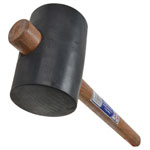 Faithfull YY08RU025F Rubber Mallet - Black 1.1kg (40oz)