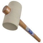 Faithfull YY08RU025H Rubber Mallet - White 794g (28oz)