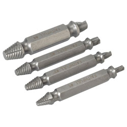 Faithfull CT10-004A Screw Extractor Set 4 Piece