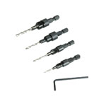 Faithfull FAISSINKS4 Screwsink Set, 4 Piece