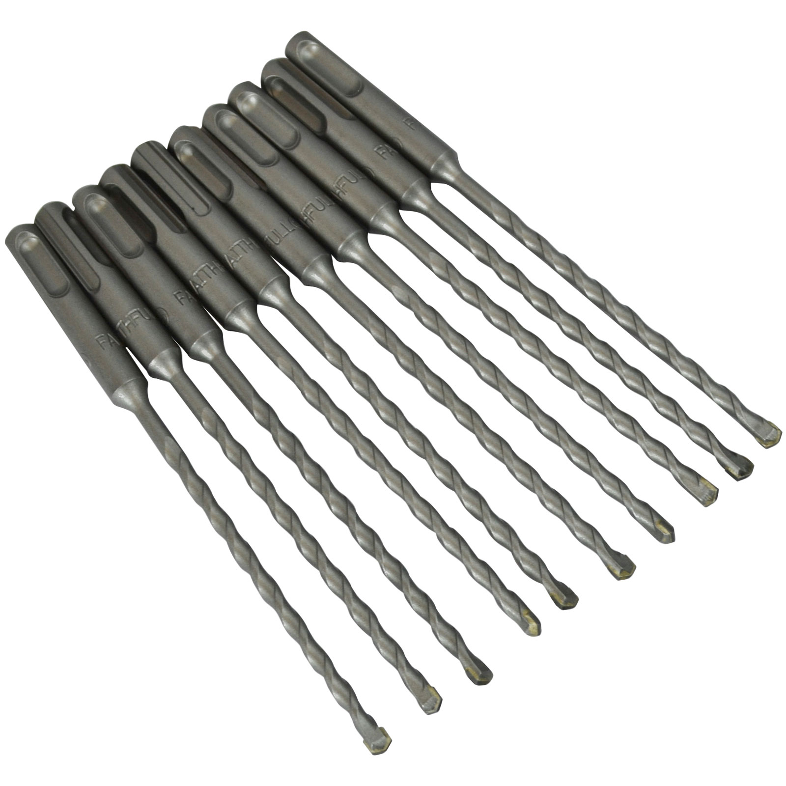 Faithfull FAISDS55160B SDS Plus Drill Bit 5.5mm OL 160mm WL 100mm Bulk 10 Rapid Electronics