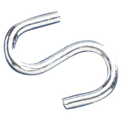 Faithfull FAICHSH3020 S-Hooks 3mm Zinc Plated (Pack 20)