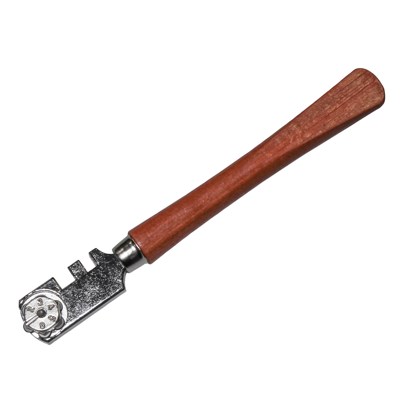 Six Wheels Glass Cutter with Wood Handle
