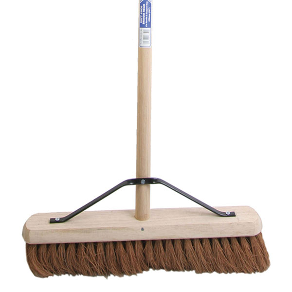  FAIBRCOCO18H Broom Soft Coco 450mm (18in) + Handle & Stay