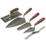 Faithfull FAISGTSET5 Soft Grip Handle Trowel Pack 5 Piece