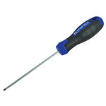 Faithfull FAISDF100 Soft Grip Screwdriver Flared Slotted Tip 5.5 x 100mm